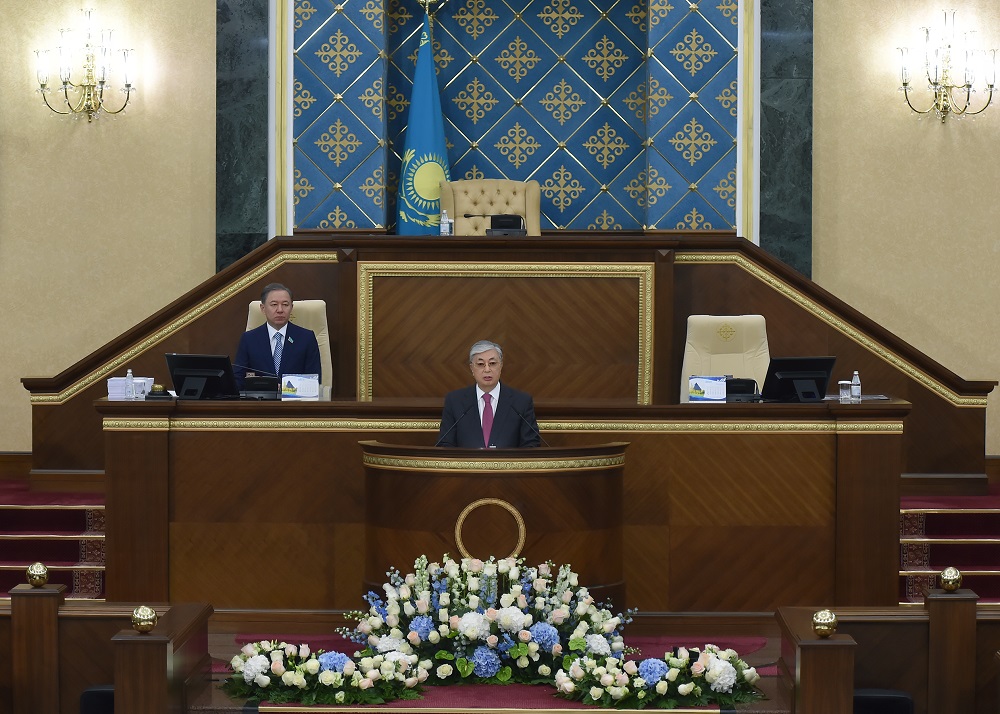 The employees of the Management Company of the Special Economic Zone National Industrial Petrochemical Technopark JSC watched with special care the message of the President of the Republic of Kazakhstan, K. Tokayev, for the people of Kazakhstan