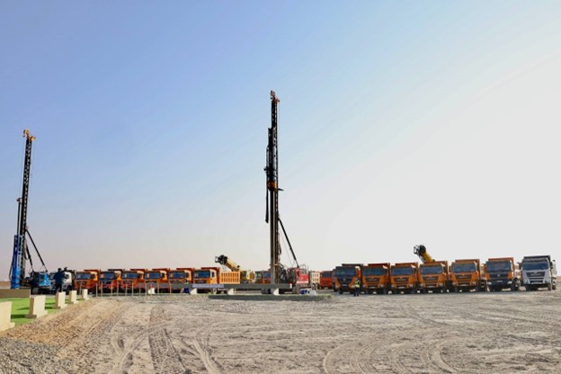 В Атырауской области забили первые сваи Газосепарационного комплекса